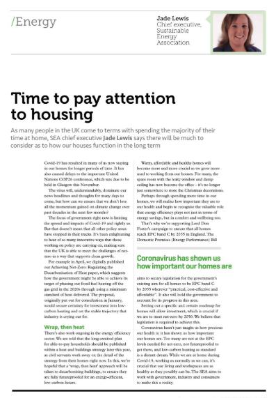 Time to pay attention to housing