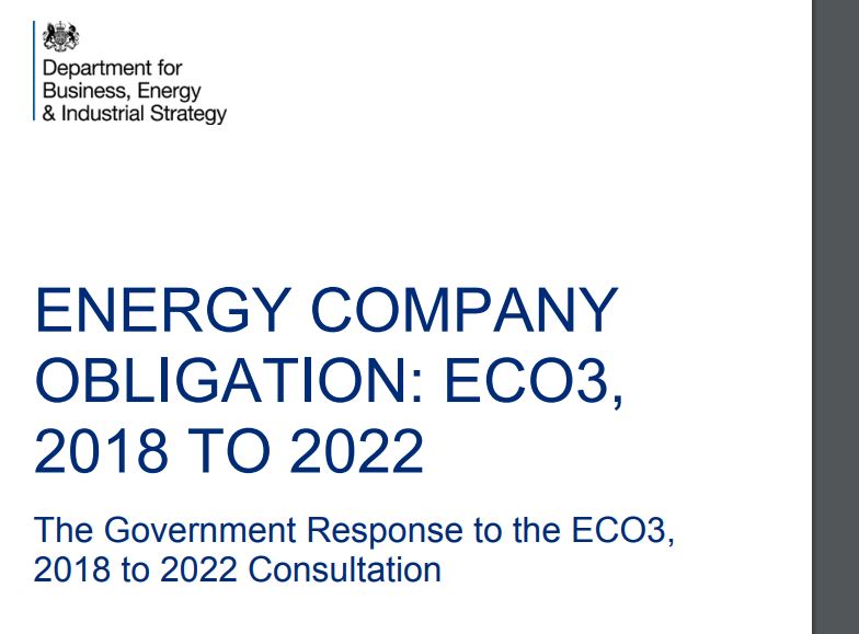 Sustainable Energy Association’s response to Government’s ECO consultation
