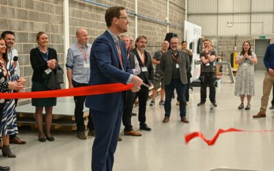 Our Chief Executive Jade Lewis speaks at the grand opening of Herschel’s New Infrared Heating Factory